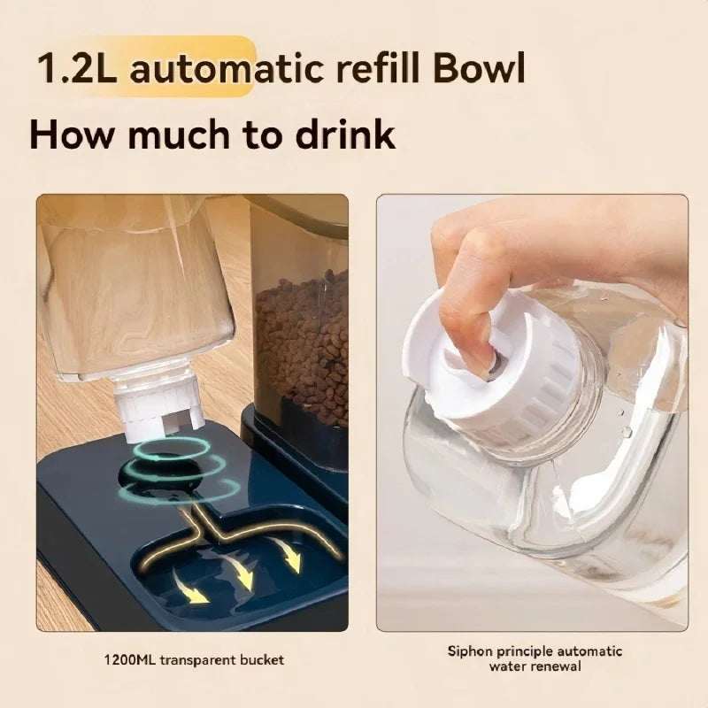 Pet Water and Food Dispenser