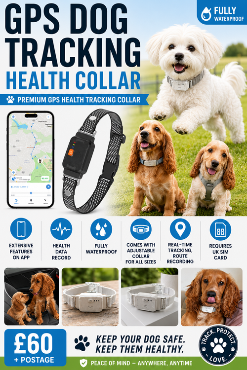 GPS Elite Health Tracking Collar
